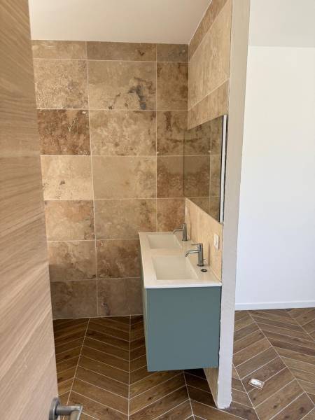 Réalisation complète des sols avec carrelage technique- Cabriès